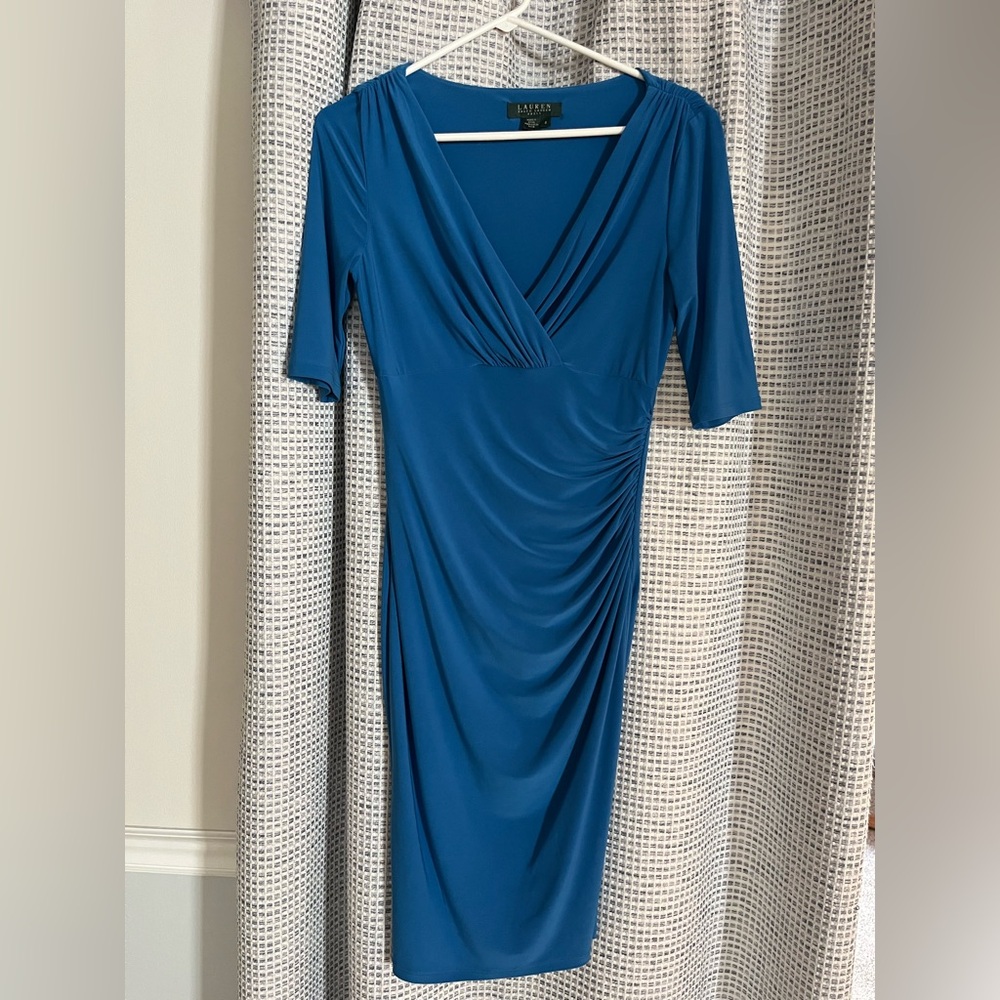 Great blue size 6, Ralph Lauren dress